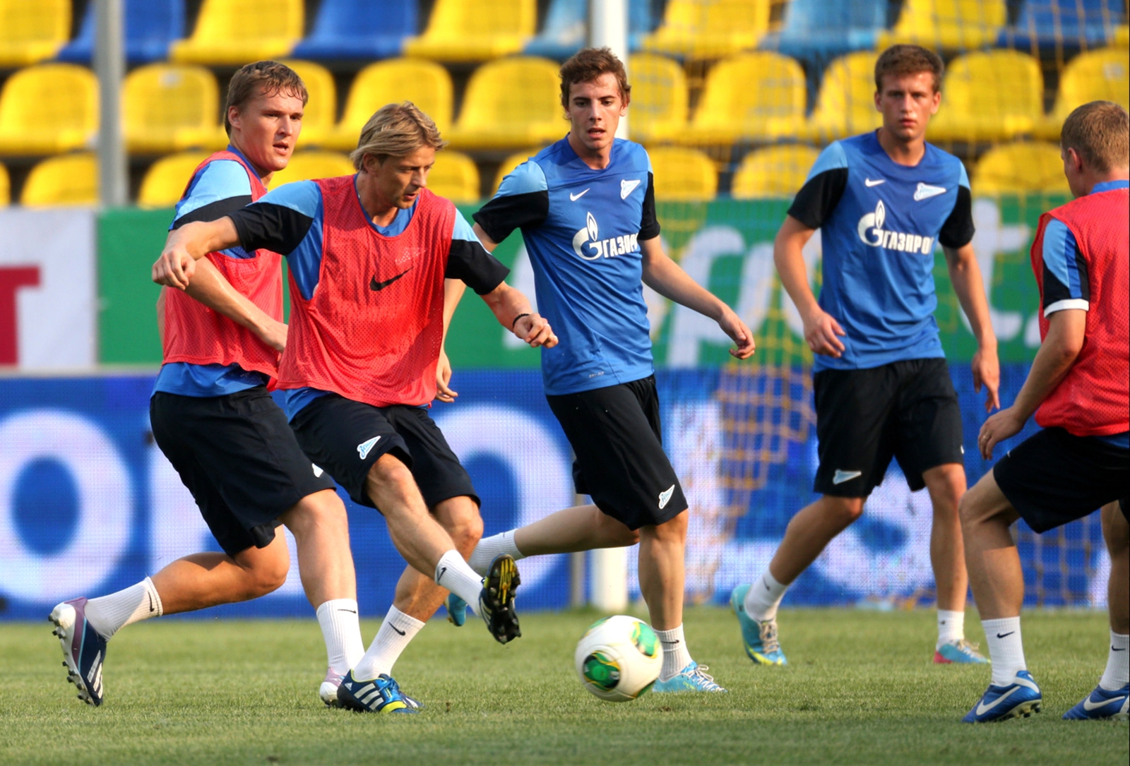 «Зенит» провел тренировку на арене «Олимп-2»