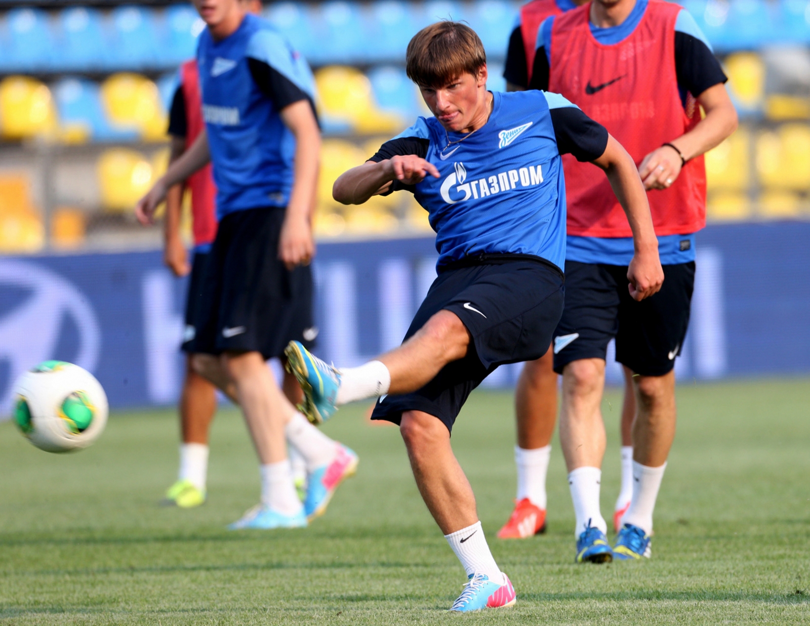 «Зенит» провел тренировку на арене «Олимп-2»