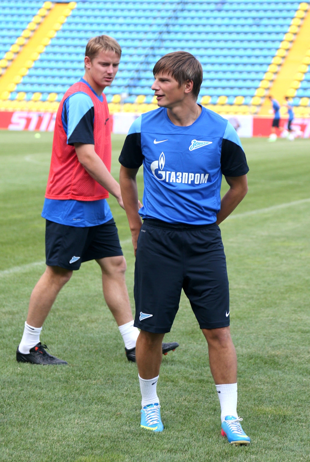 «Зенит» провел тренировку на арене «Олимп-2»