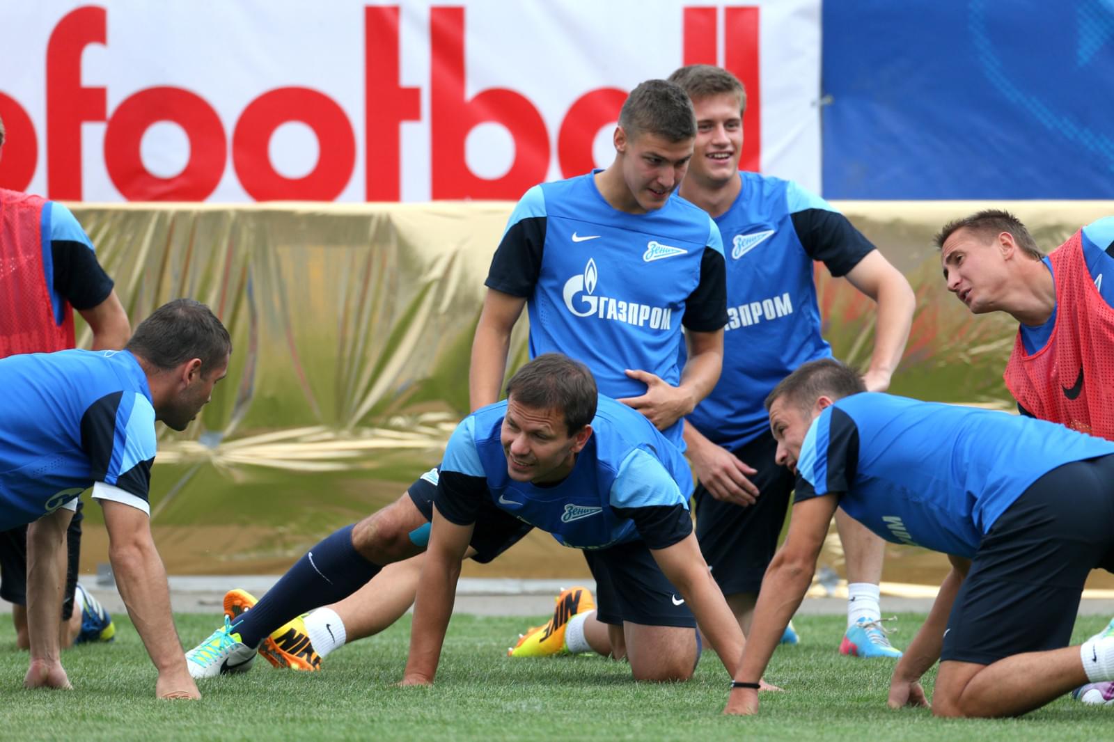 «Зенит» провел тренировку на арене «Олимп-2»