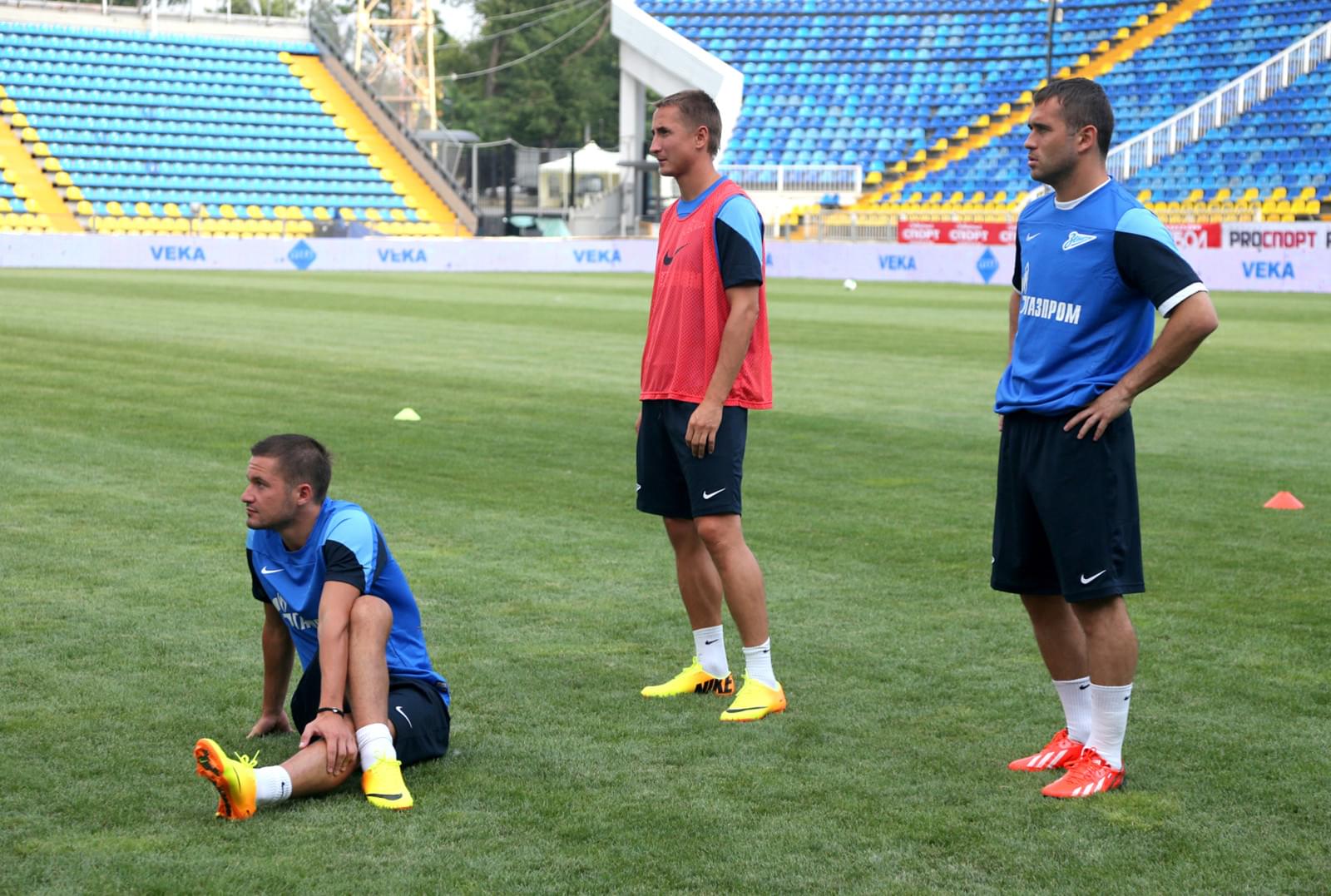 «Зенит» провел тренировку на арене «Олимп-2»