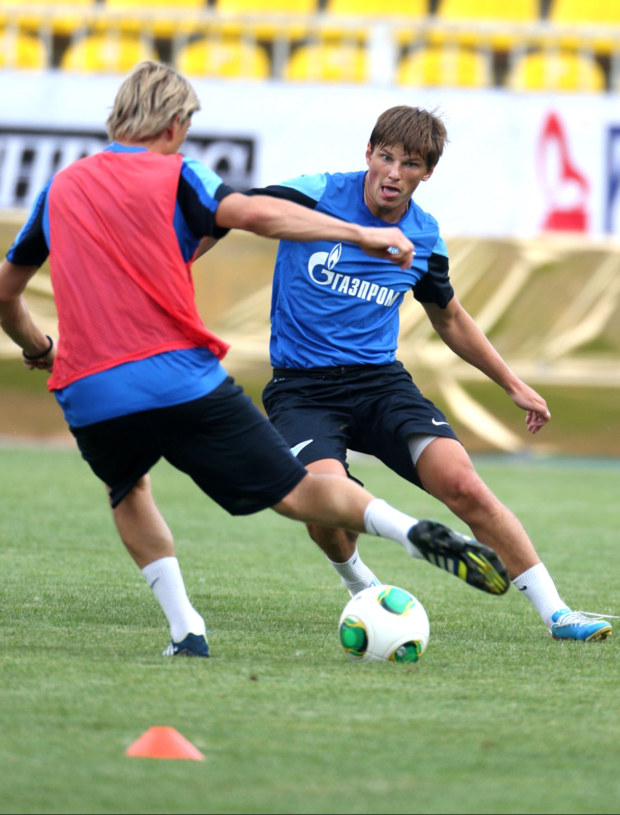 «Зенит» провел тренировку на арене «Олимп-2»
