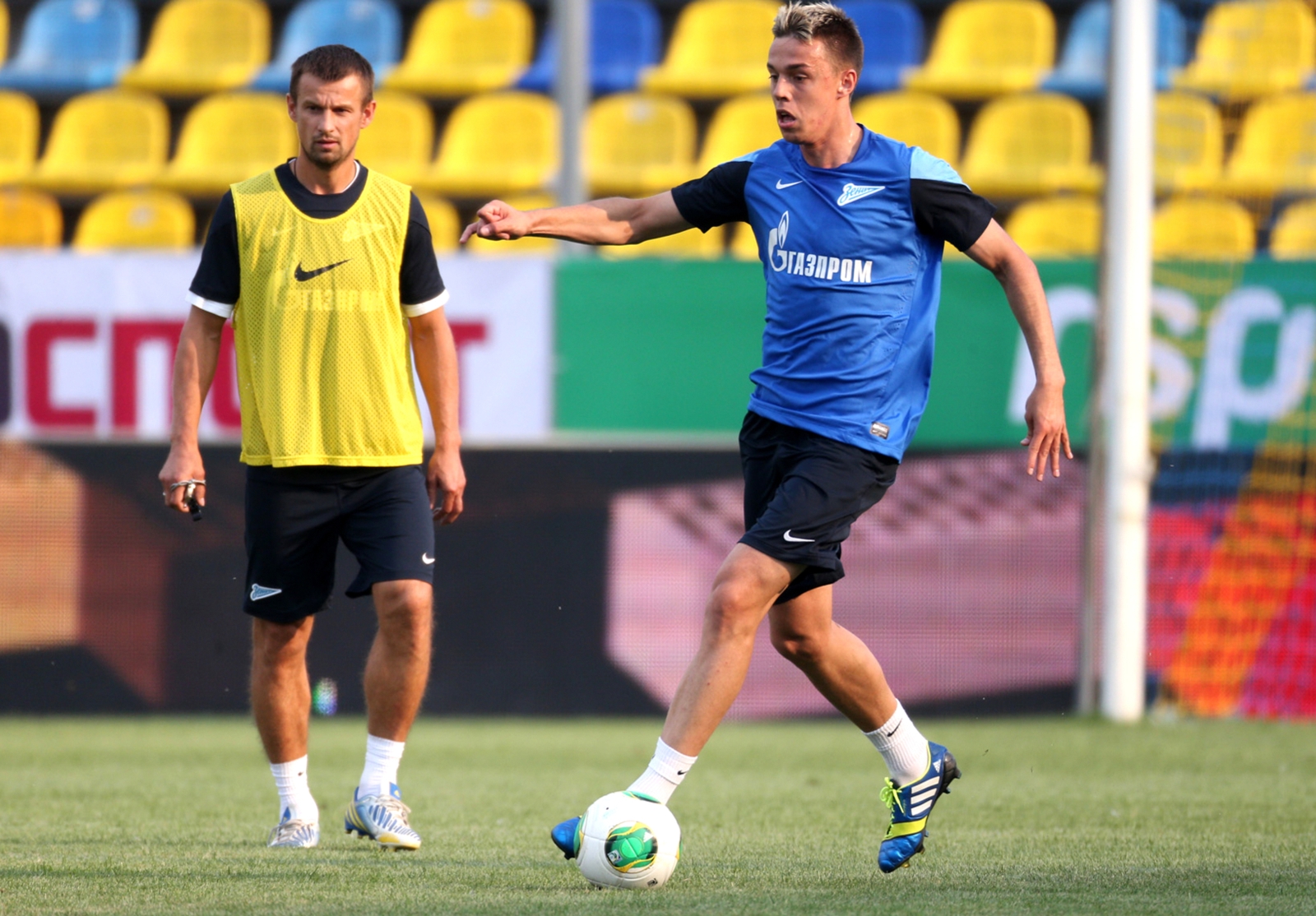 «Зенит» провел тренировку на арене «Олимп-2»