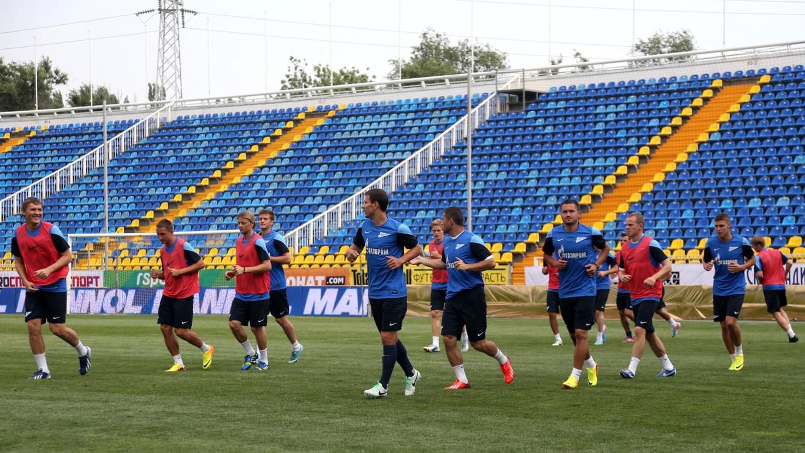 «Зенит» провел тренировку на арене «Олимп-2»