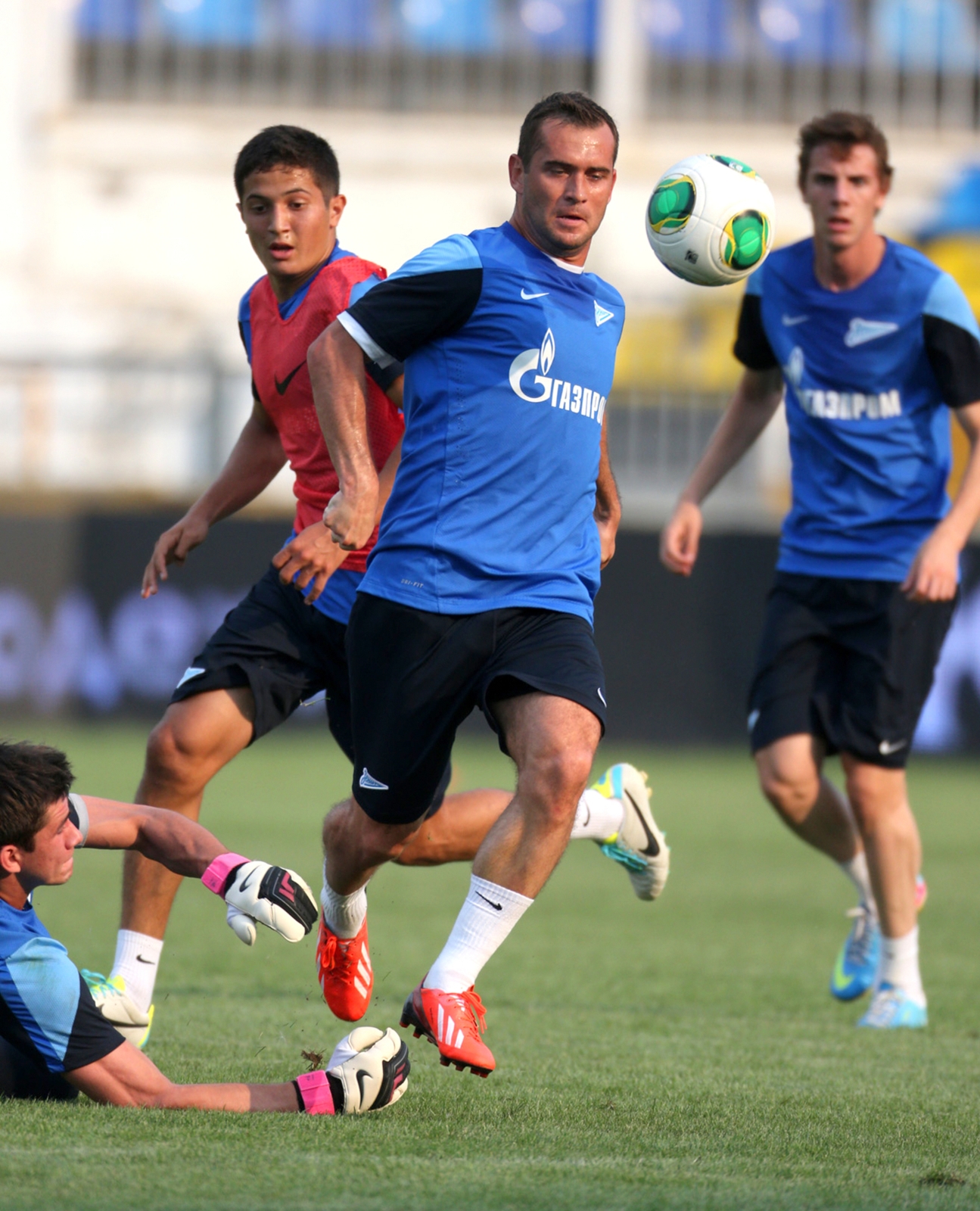 «Зенит» провел тренировку на арене «Олимп-2»