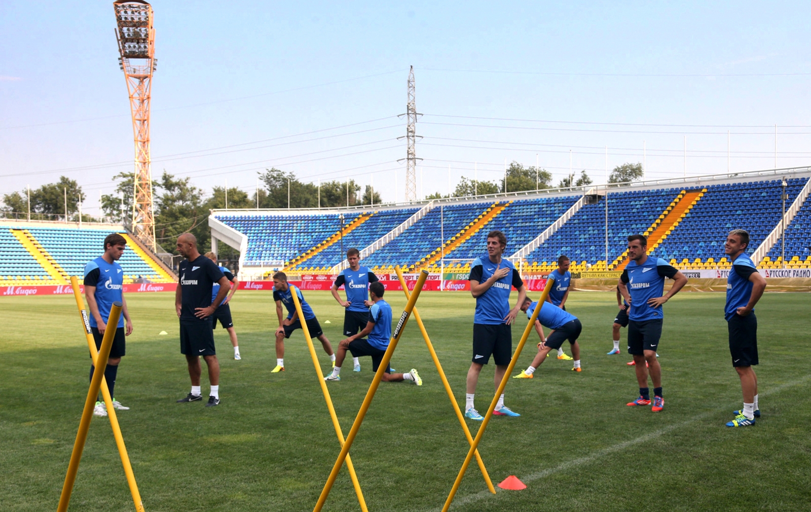 «Зенит» провел тренировку на арене «Олимп-2»