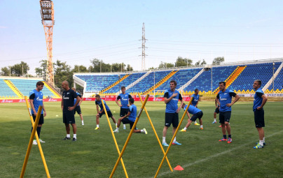 «Зенит» провел тренировку на арене «Олимп-2»