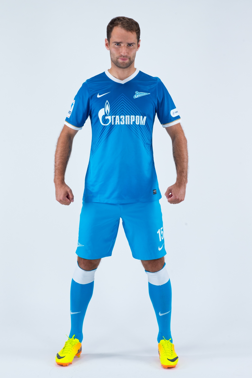 Фотосессия футболиста основного состава ФК «Зенит» сезона  2013/2014