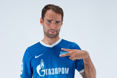 Фотосессия футболиста основного состава ФК «Зенит» сезона  2013/2014