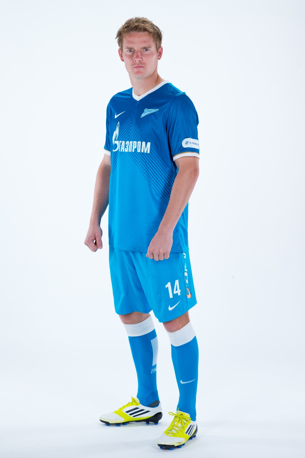 Фотосессия футболиста основного состава ФК «Зенит» сезона  2013/2014