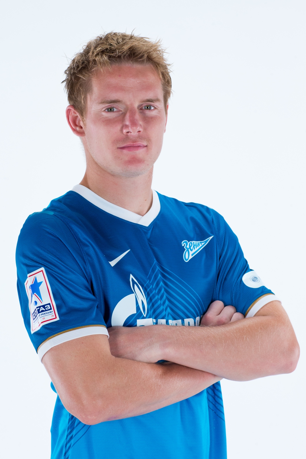 Фотосессия футболиста основного состава ФК «Зенит» сезона  2013/2014