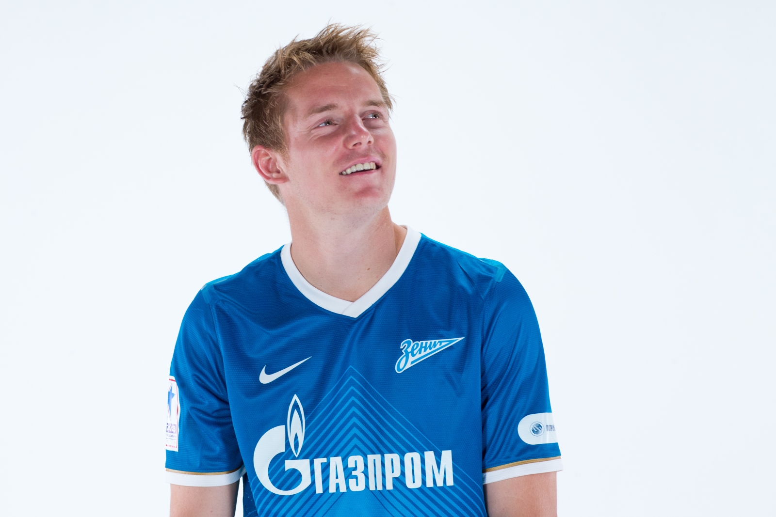 Фотосессия футболиста основного состава ФК «Зенит» сезона  2013/2014