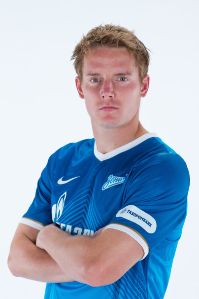 Фотосессия футболиста основного состава ФК «Зенит» сезона  2013/2014