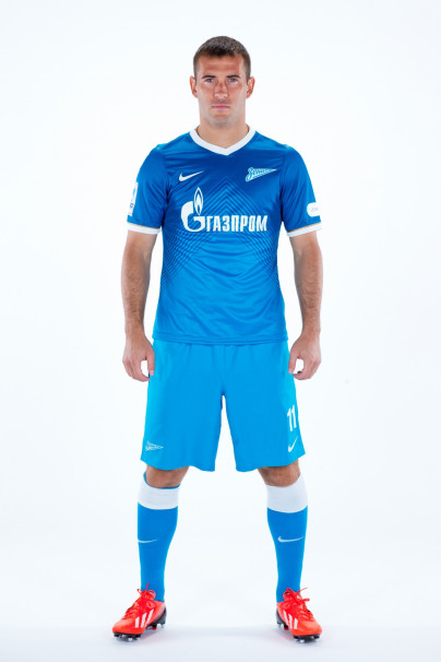 Фотосессия футболиста основного состава ФК «Зенит» сезона  2013/2014