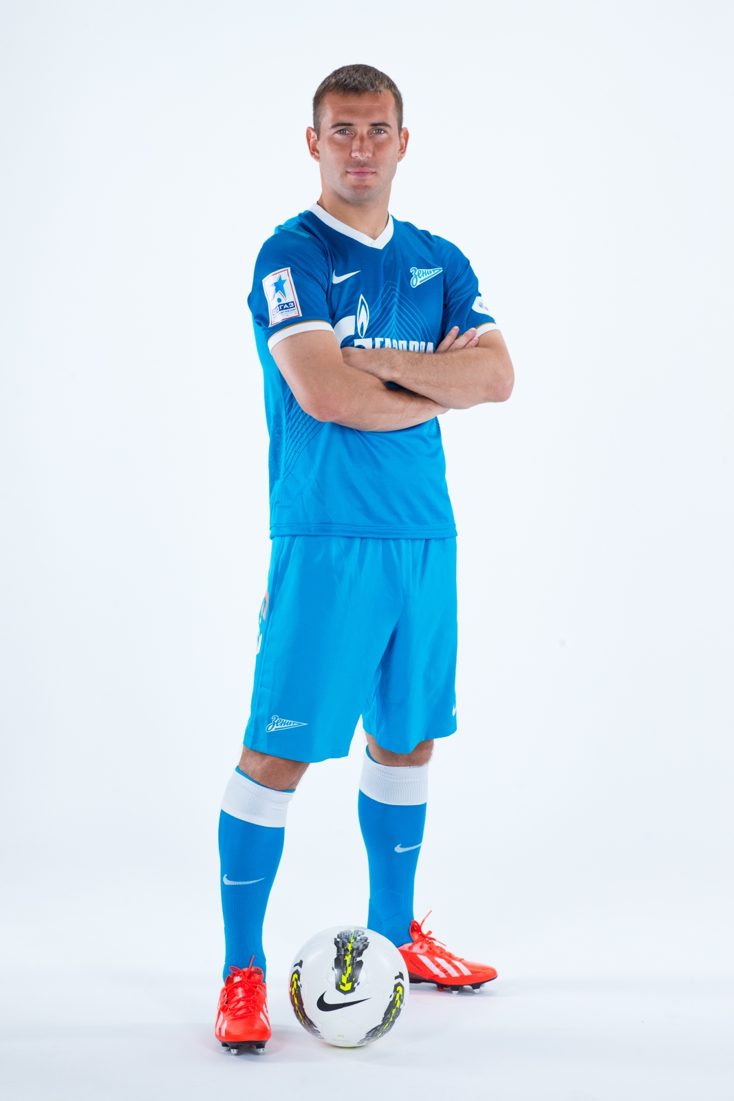 Фотосессия футболиста основного состава ФК «Зенит» сезона  2013/2014