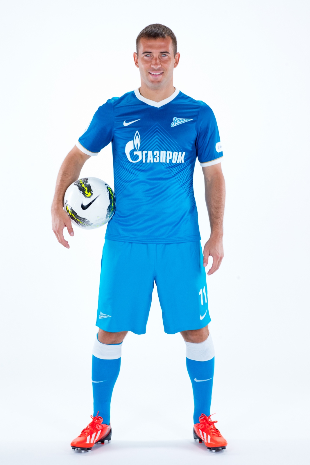 Фотосессия футболиста основного состава ФК «Зенит» сезона  2013/2014