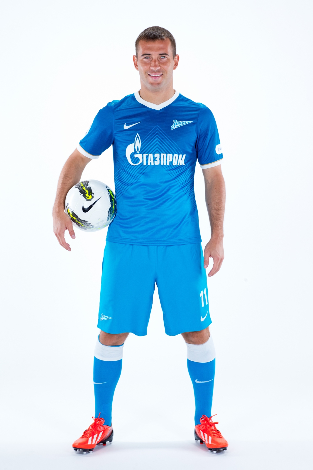Фотосессия футболиста основного состава ФК «Зенит» сезона  2013/2014