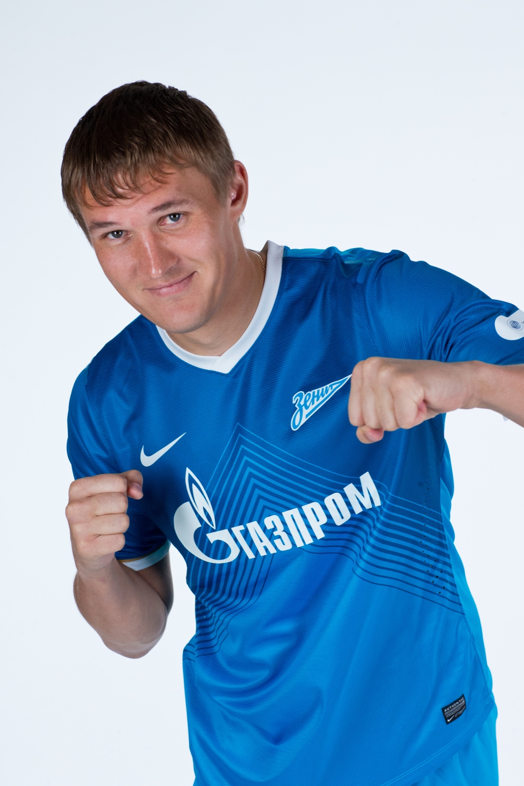 Фотосессия футболиста основного состава ФК «Зенит» сезона  2013/2014