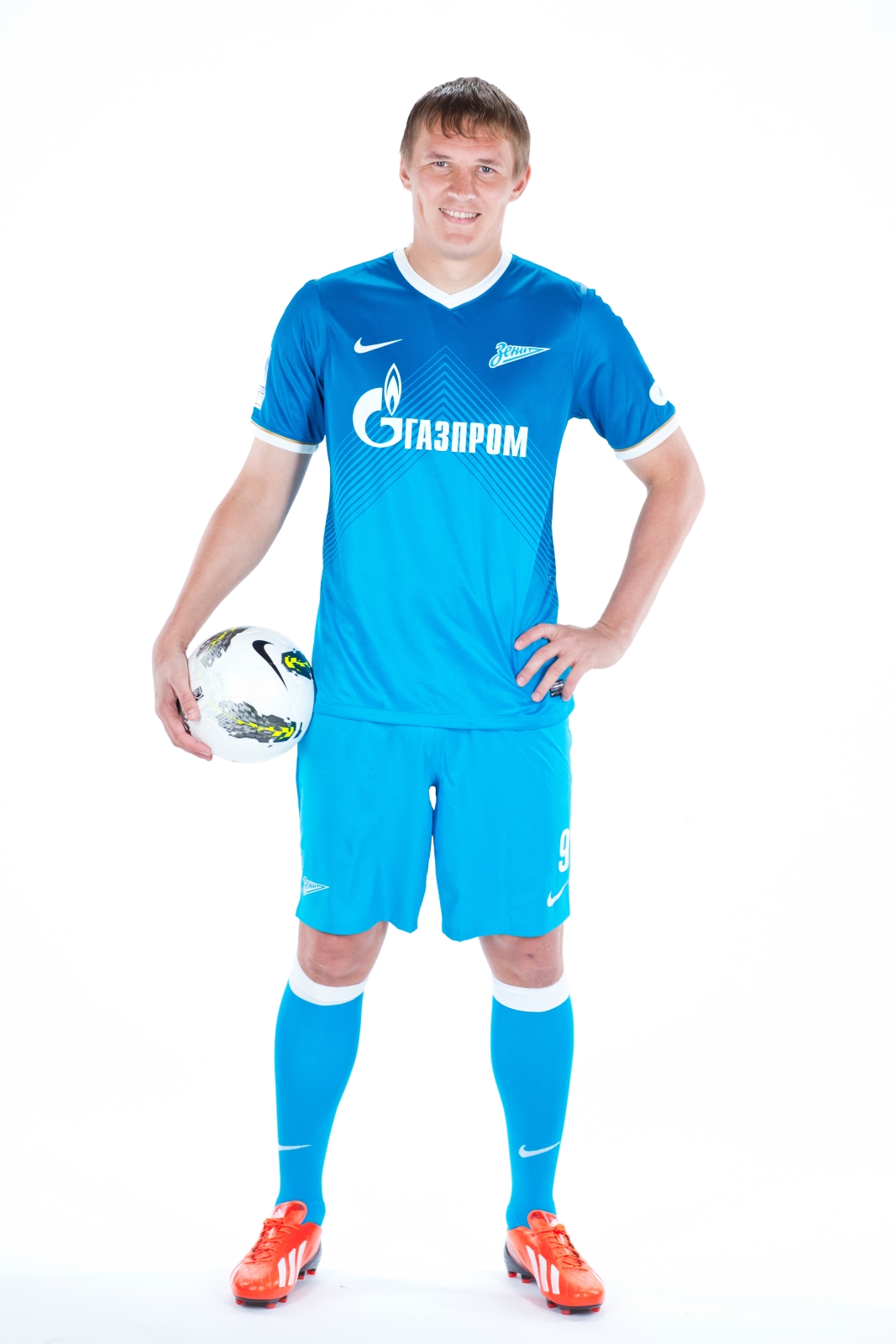 Фотосессия футболиста основного состава ФК «Зенит» сезона  2013/2014