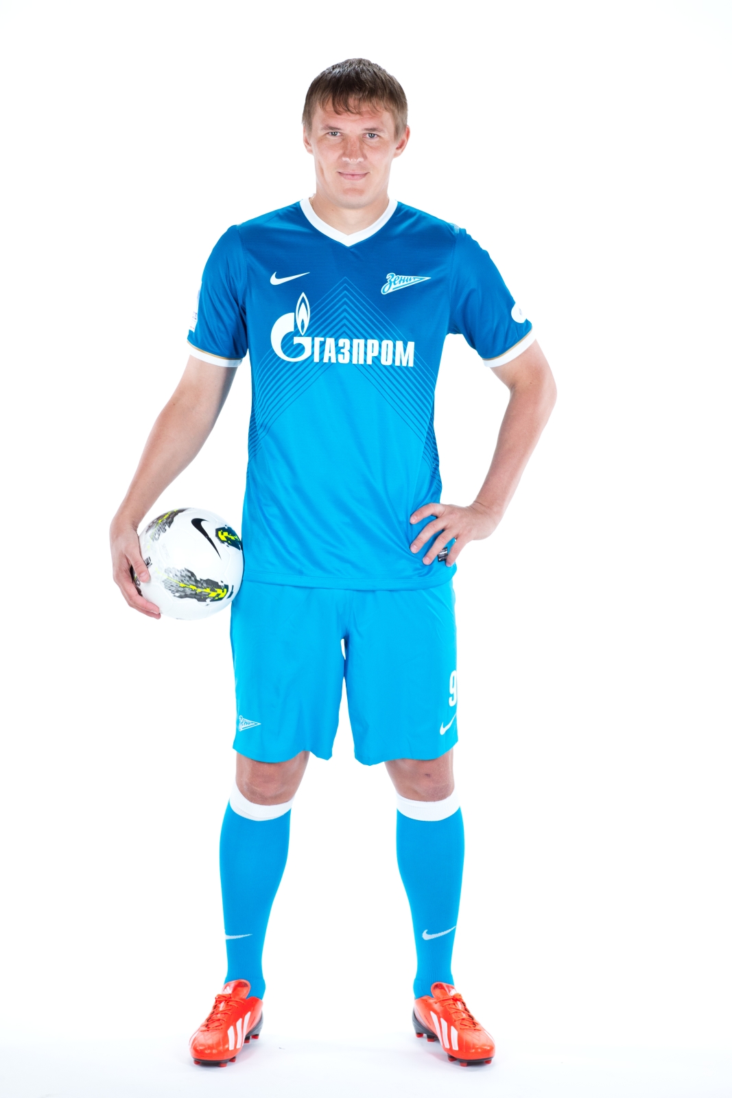 Фотосессия футболиста основного состава ФК «Зенит» сезона  2013/2014