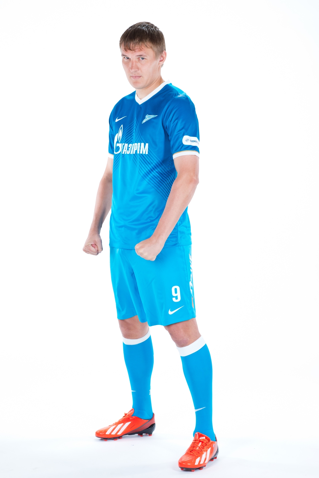 Фотосессия футболиста основного состава ФК «Зенит» сезона  2013/2014