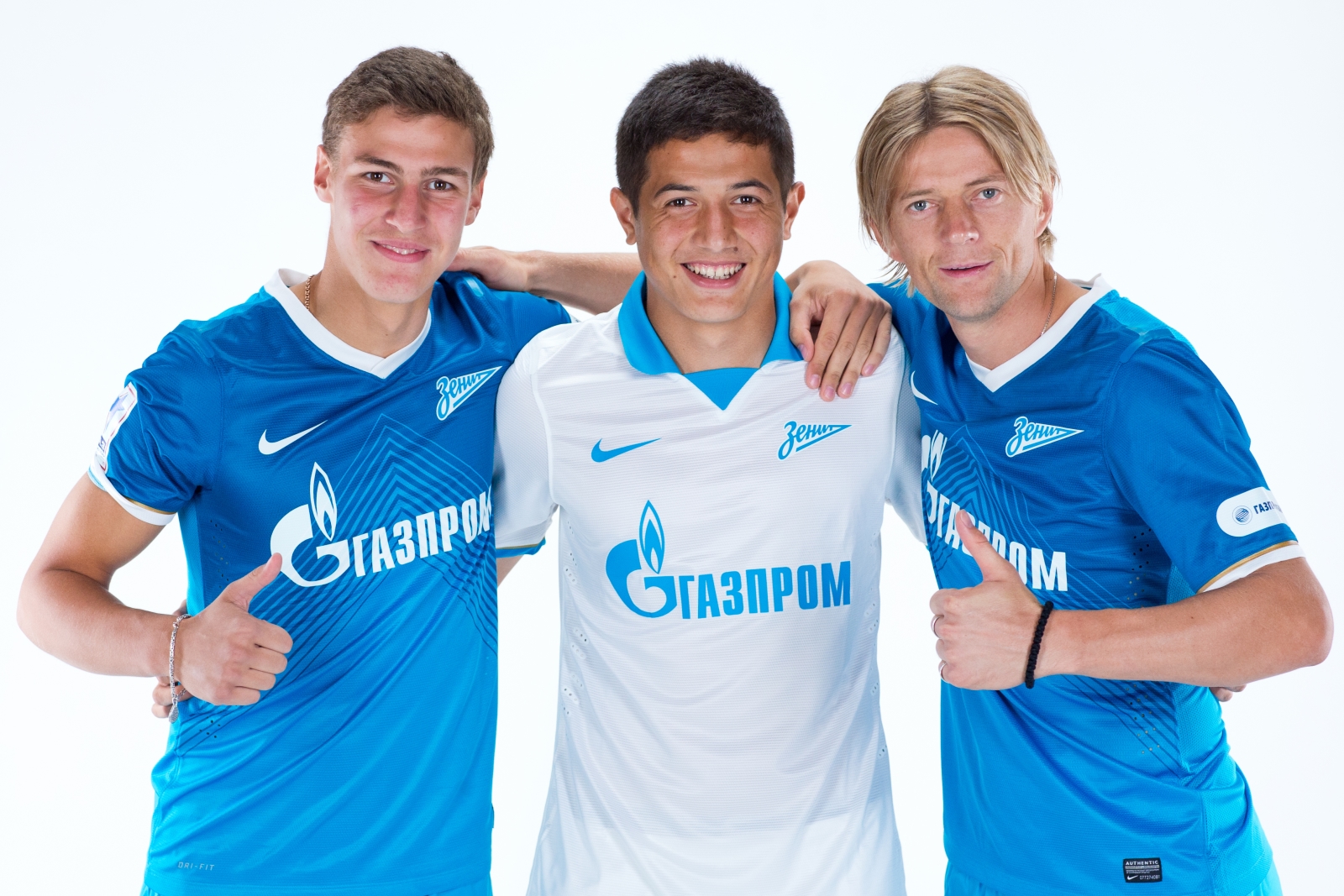 Фотосессия футболиста основного состава ФК «Зенит» сезона  2013/2014