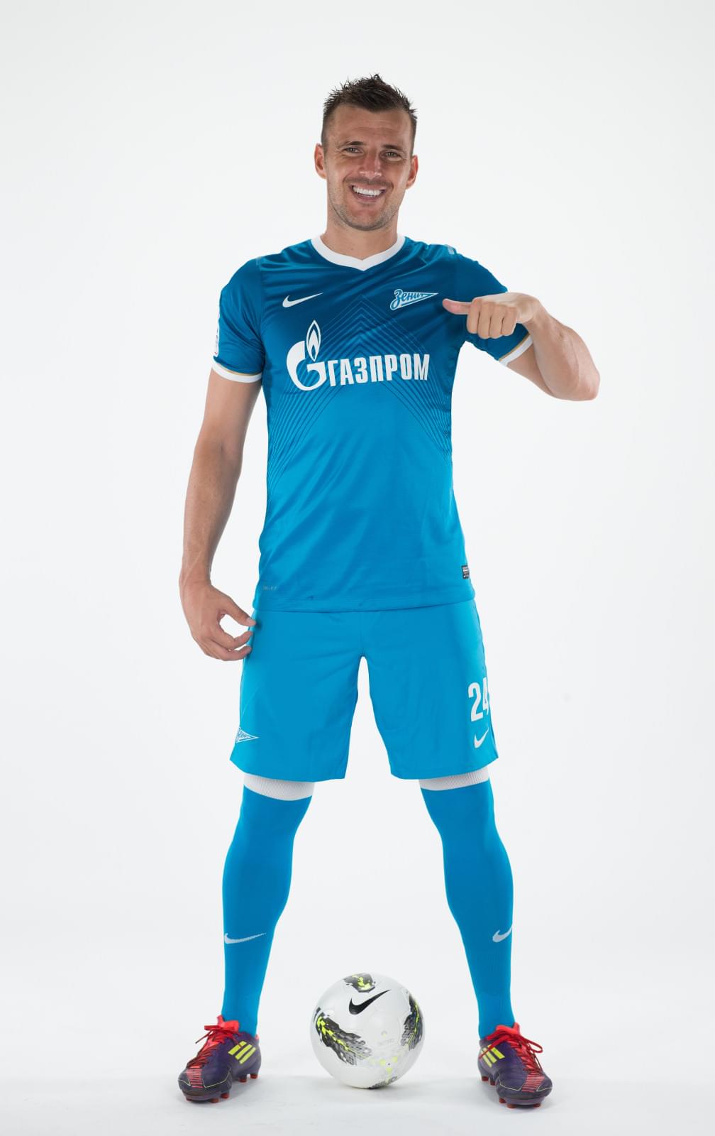 Фотосессия основного состава ФК «Зенит» сезона  2013/2014