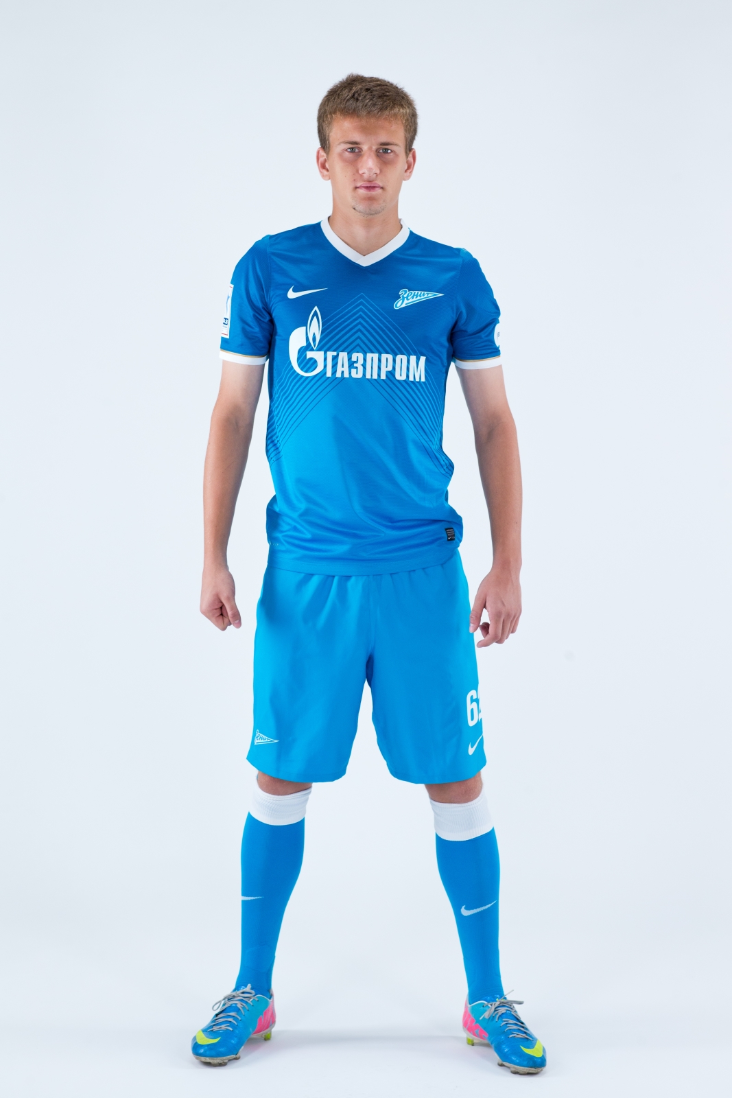 Фотосессия футболиста основного состава ФК «Зенит» сезона  2013/2014