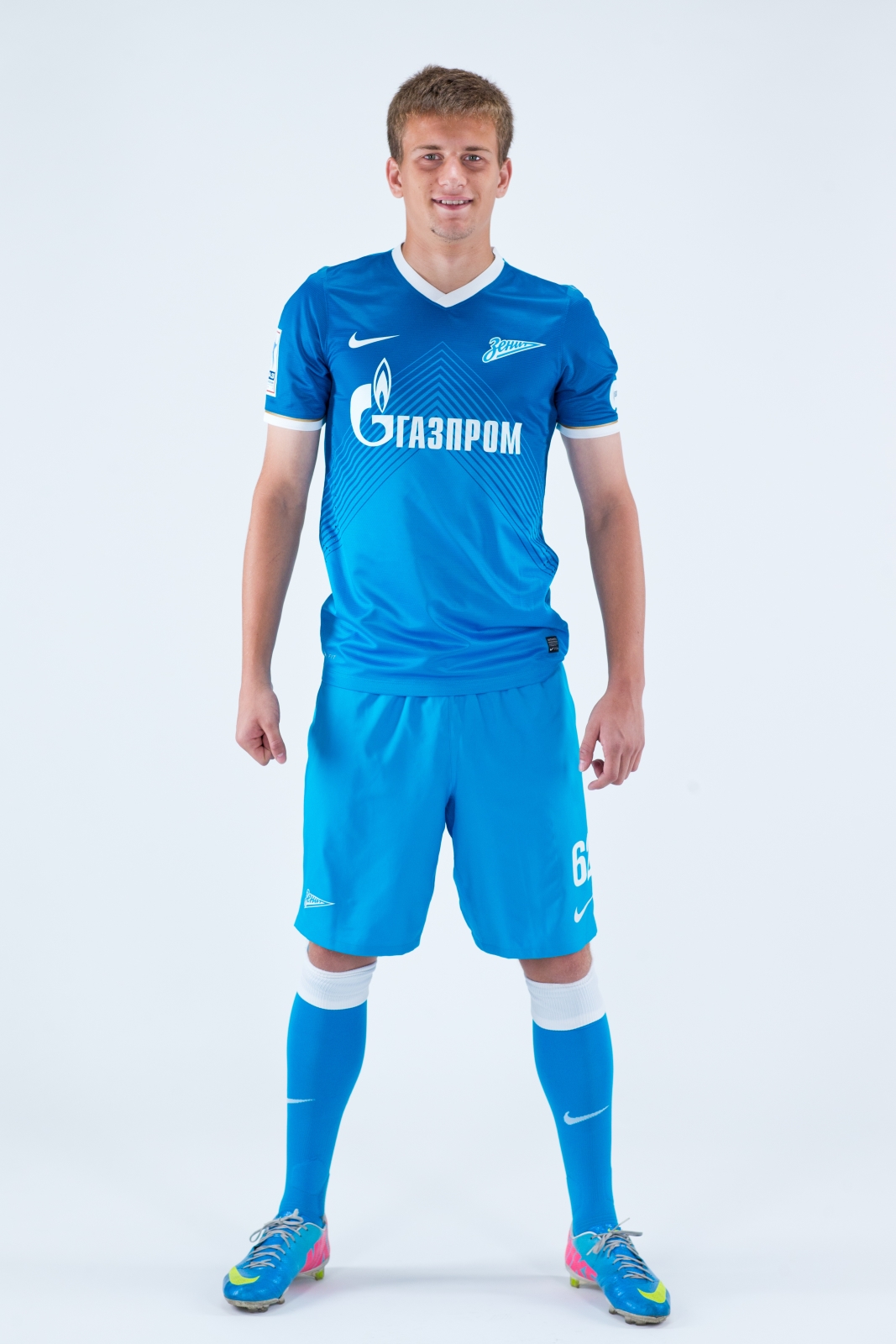 Фотосессия футболиста основного состава ФК «Зенит» сезона  2013/2014