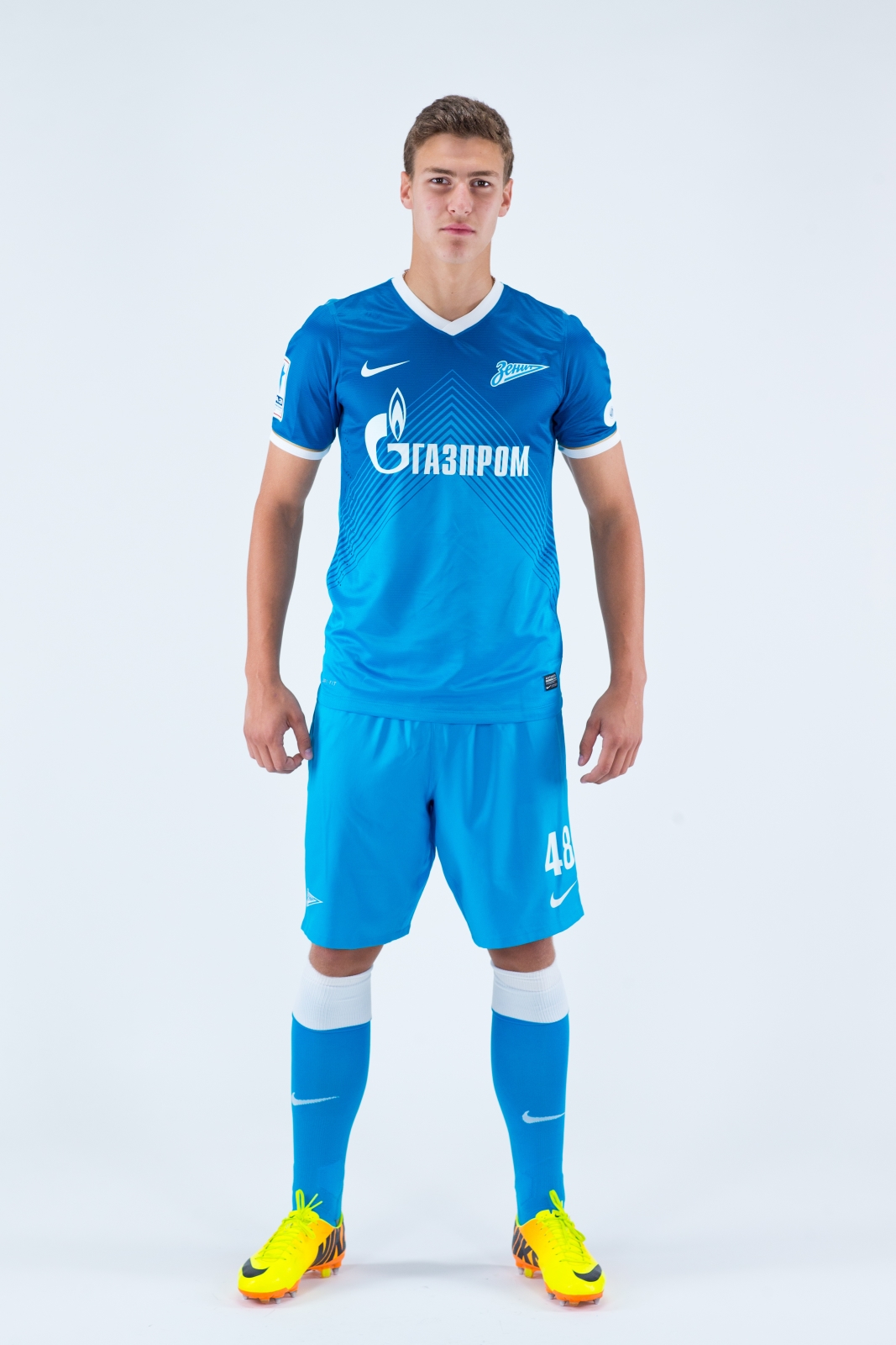 Фотосессия футболиста основного состава ФК «Зенит» сезона  2013/2014