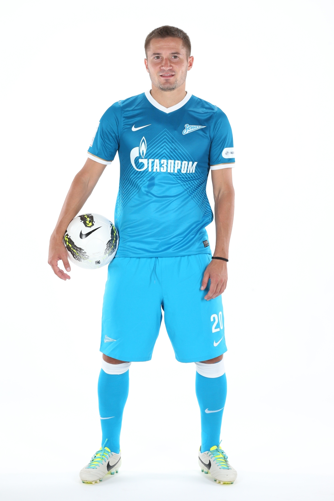 Фотосессия футболиста основного состава ФК «Зенит» сезона  2013/2014