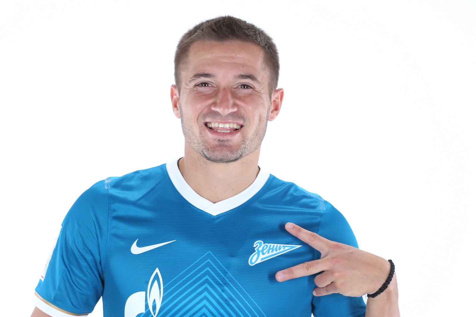 Фотосессия футболиста основного состава ФК «Зенит» сезона  2013/2014