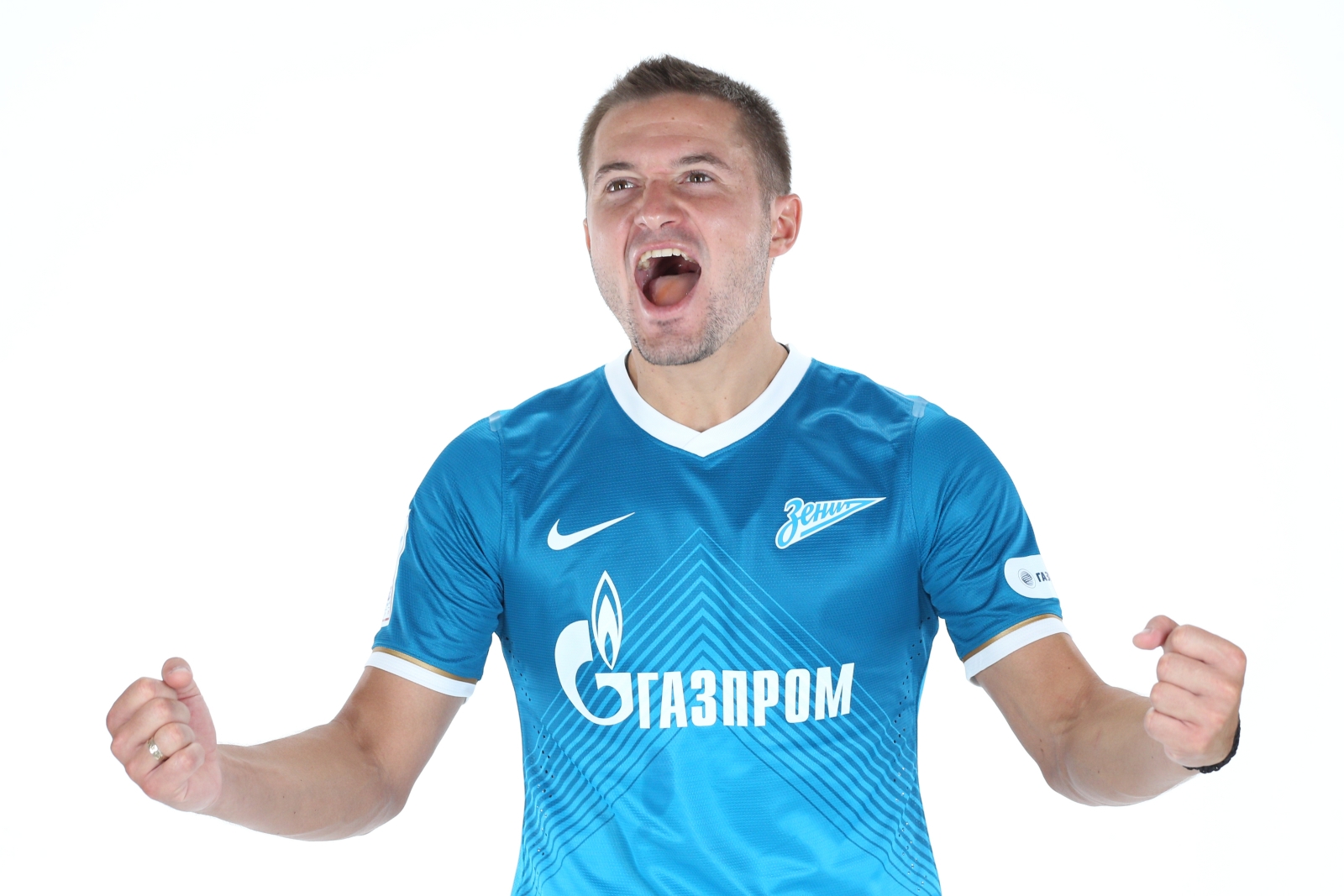 Фотосессия футболиста основного состава ФК «Зенит» сезона  2013/2014