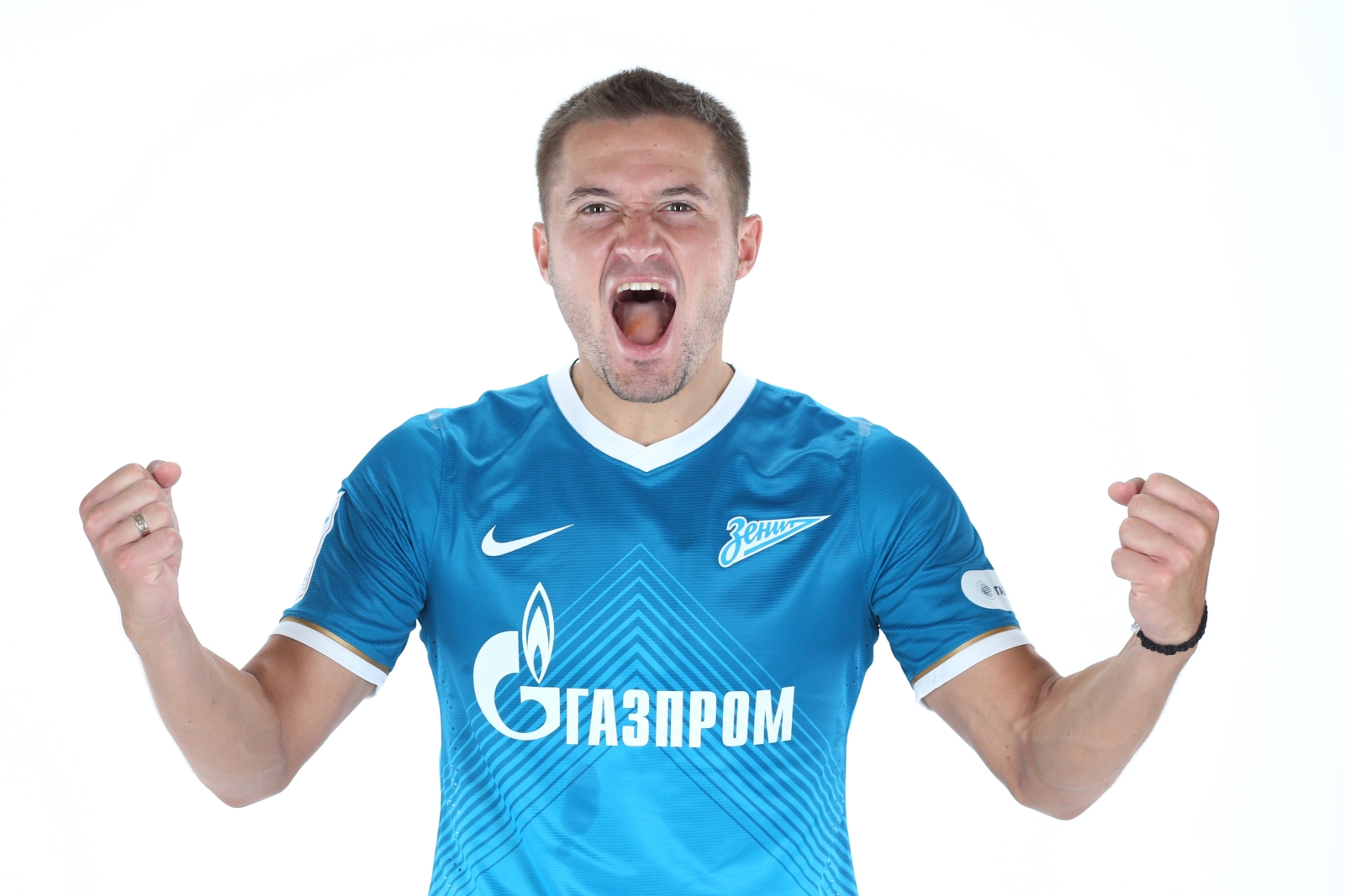 Фотосессия футболиста основного состава ФК «Зенит» сезона  2013/2014