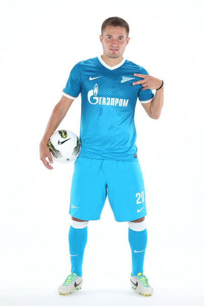 Фотосессия футболиста основного состава ФК «Зенит» сезона  2013/2014