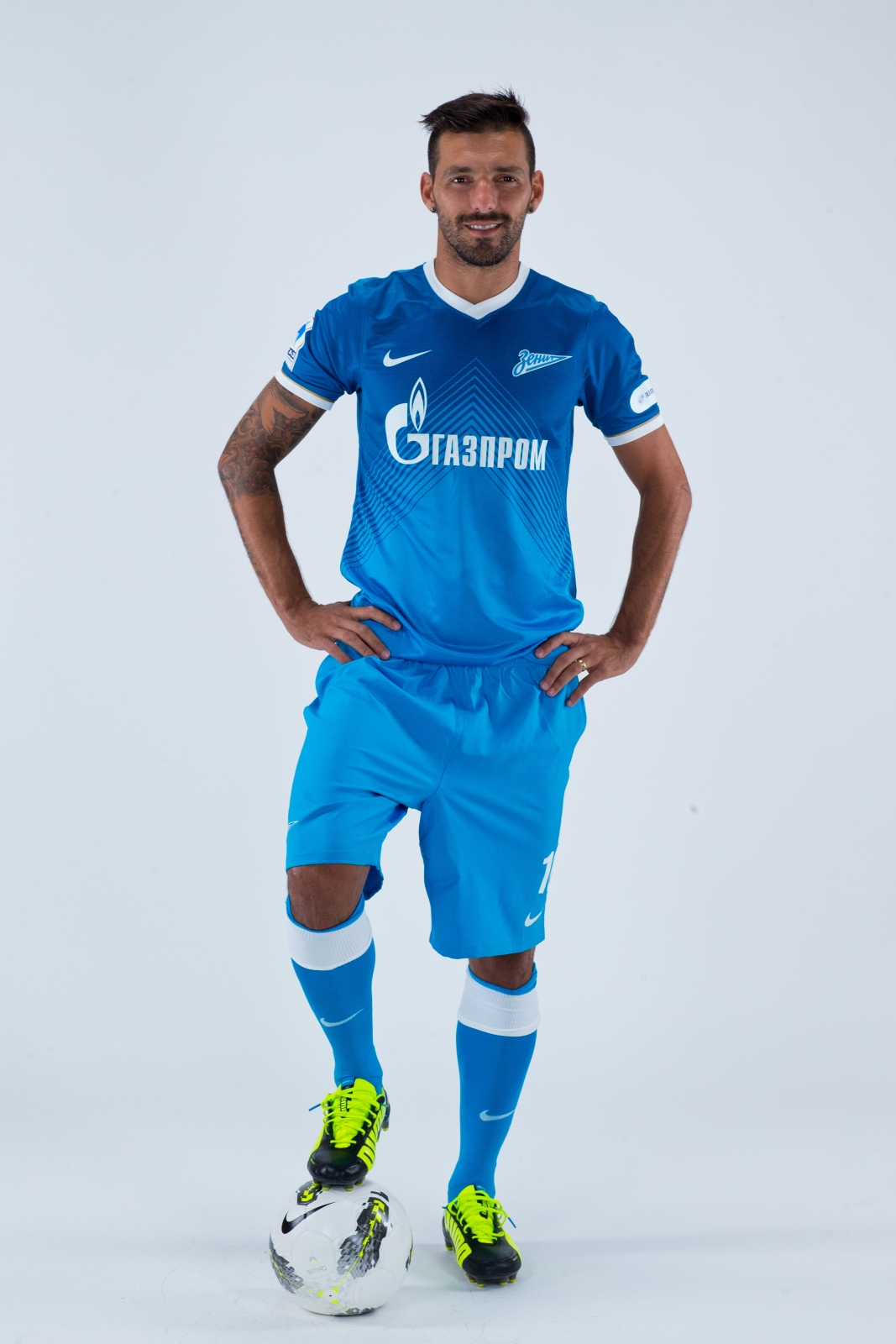 Фотосессия футболиста основного состава ФК «Зенит» сезона  2013/2014