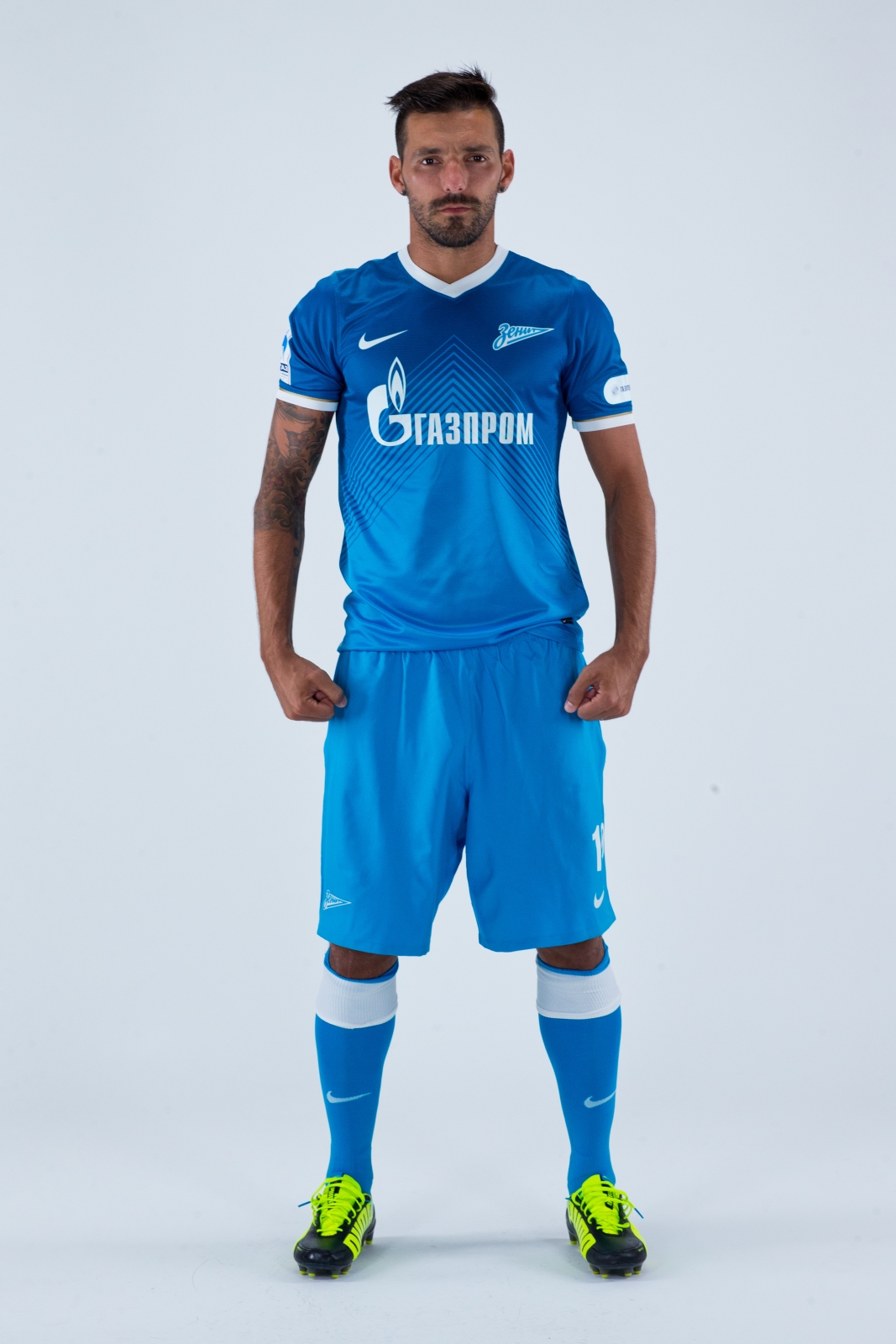 Фотосессия футболиста основного состава ФК «Зенит» сезона  2013/2014