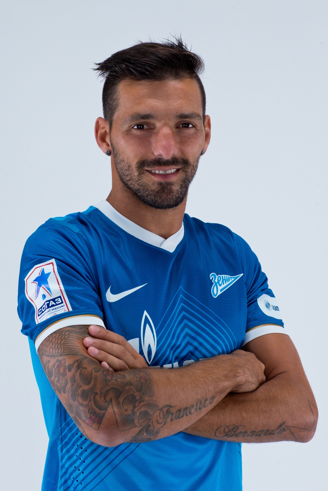 Фотосессия футболиста основного состава ФК «Зенит» сезона  2013/2014