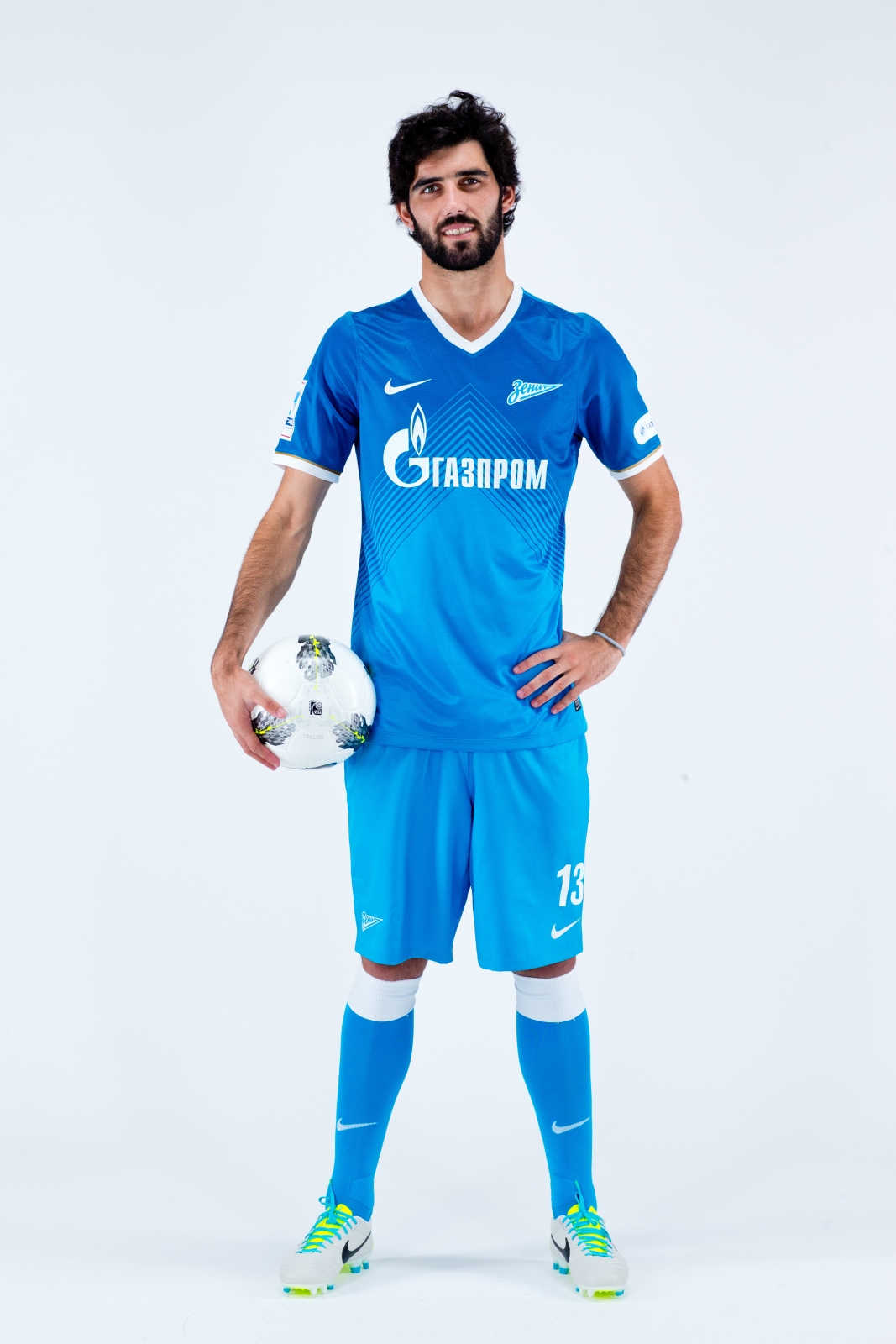 Фотосессия футболиста основного состава ФК «Зенит» сезона  2013/2014