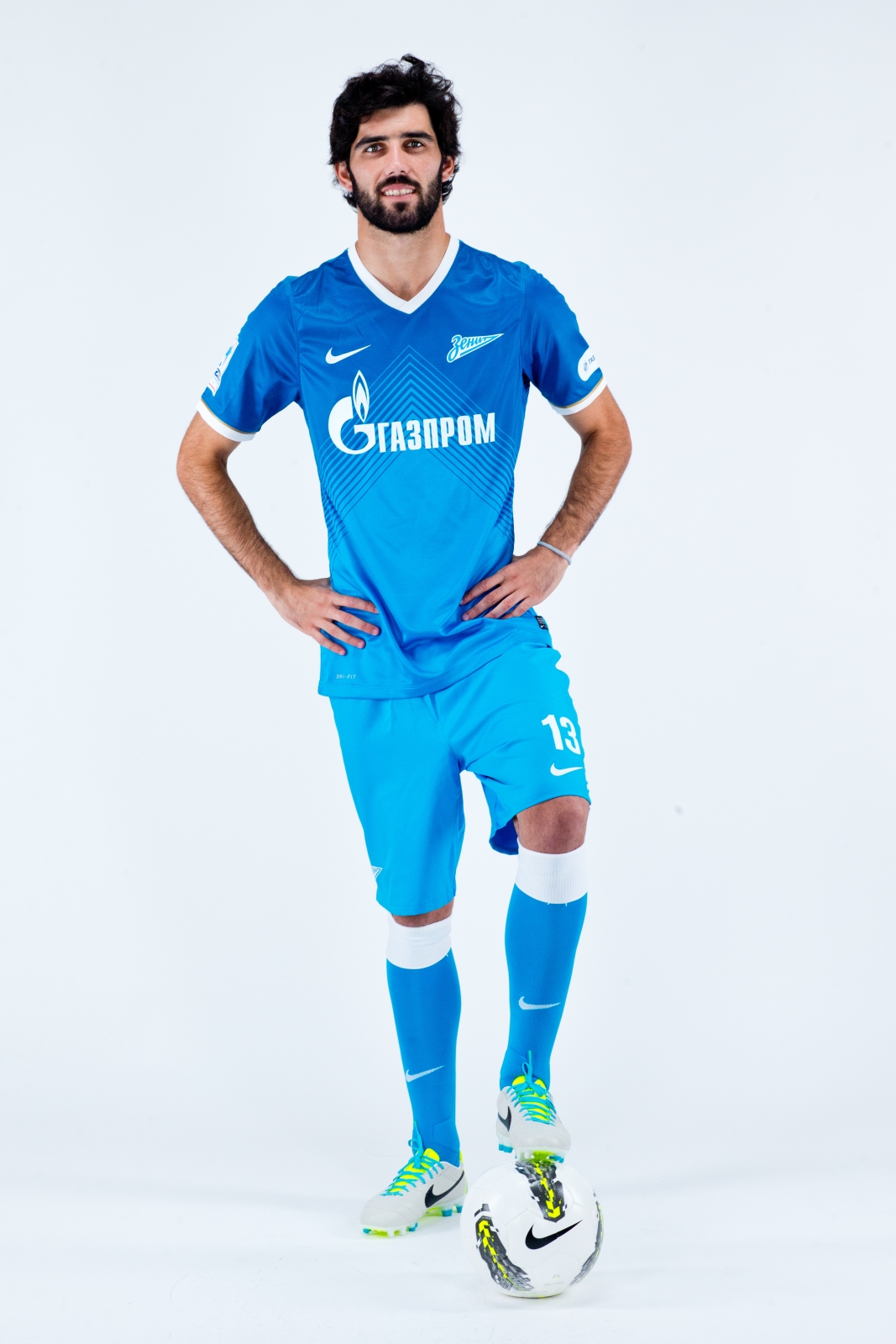 Фотосессия футболиста основного состава ФК «Зенит» сезона  2013/2014