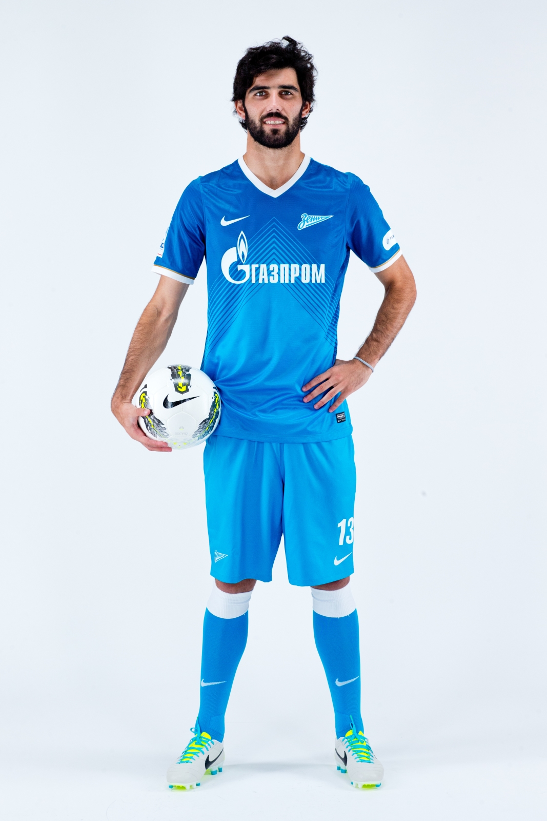 Фотосессия футболиста основного состава ФК «Зенит» сезона  2013/2014