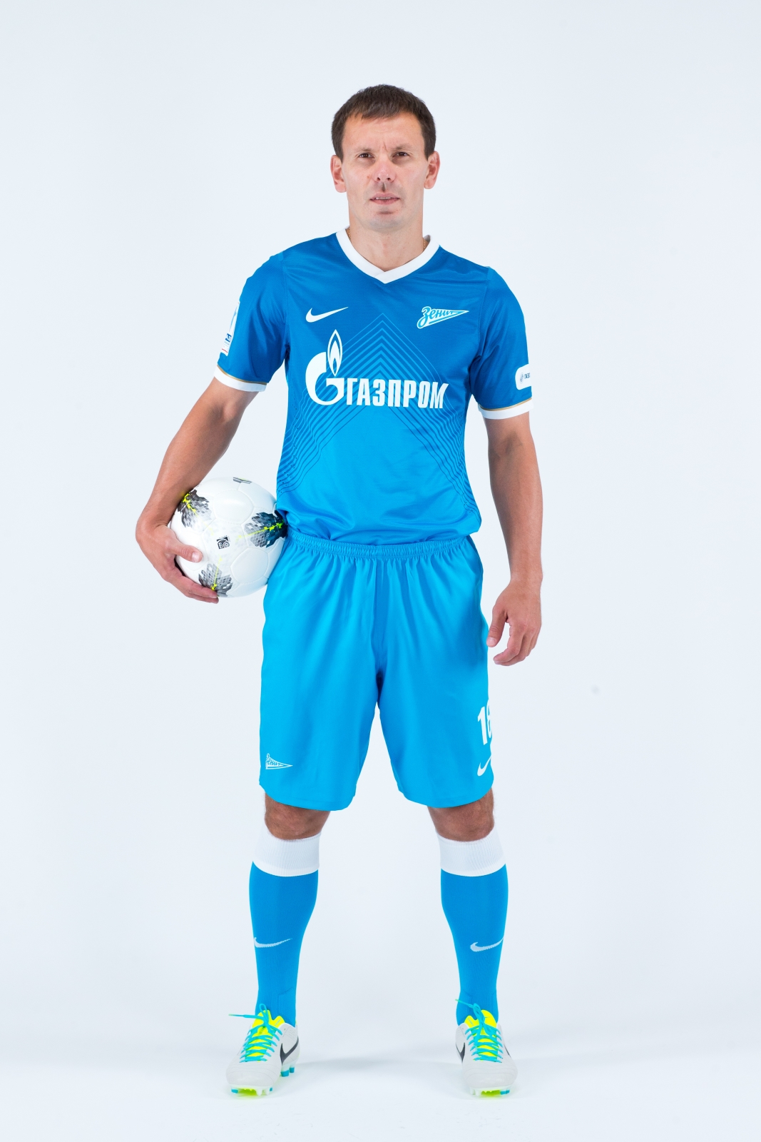 Фотосессия футболиста основного состава ФК «Зенит» сезона  2013/2014