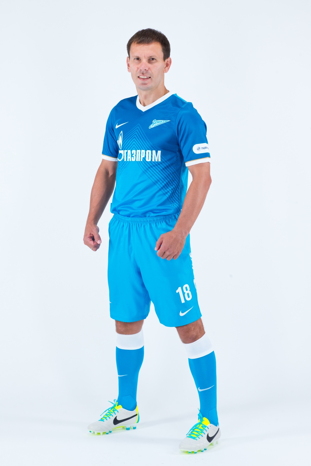 Фотосессия футболиста основного состава ФК «Зенит» сезона  2013/2014