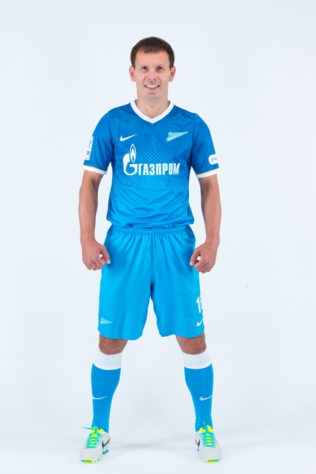 Фотосессия футболиста основного состава ФК «Зенит» сезона  2013/2014