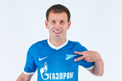 Фотосессия футболиста основного состава ФК «Зенит» сезона  2013/2014