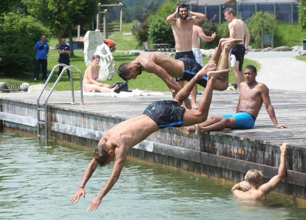 Сборы в Австрии: 17 июля, утренняя тренировка