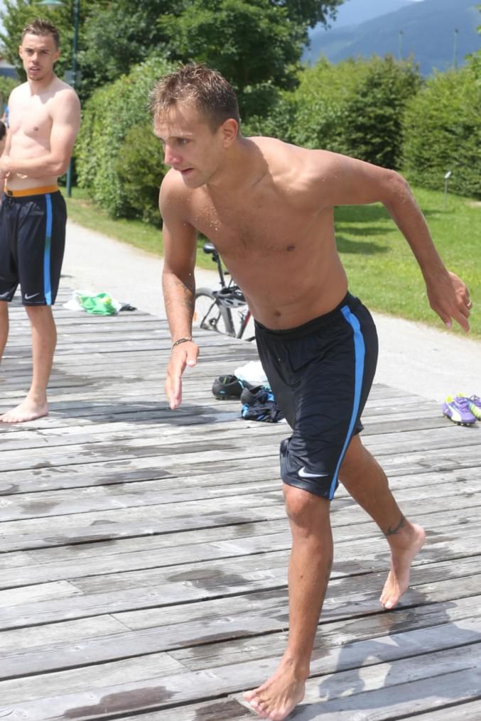 Сборы в Австрии: 17 июля, утренняя тренировка