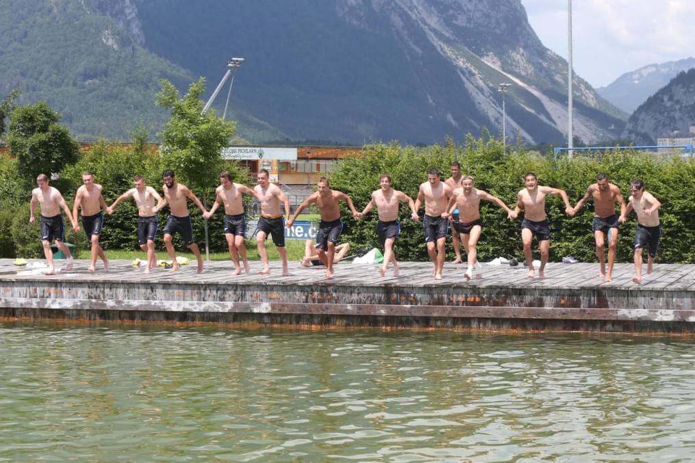 Сборы в Австрии: 17 июля, утренняя тренировка