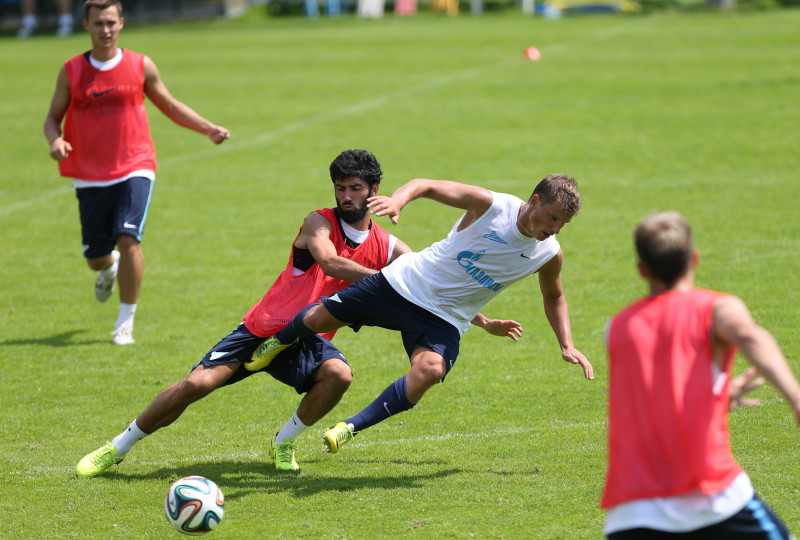 Сборы в Австрии: 17 июля, утренняя тренировка