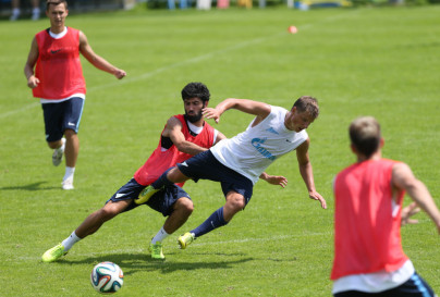 Сборы в Австрии: 17 июля, утренняя тренировка